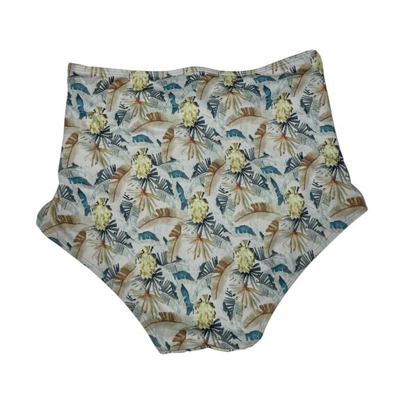 Kortni Jeane Gone Bananas Bikini Set Small High Waisted Bottons Longline Top - Picture 8 of 12